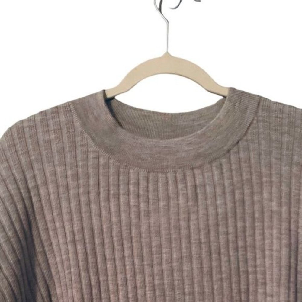 Eileen Fisher Gray Crew Neck Sweater - Picture 3 of 6